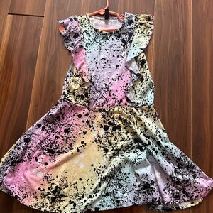Pixie Lane- Multicolor Splatter dress